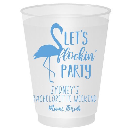 Let's Flockin' Party Shatterproof Cups